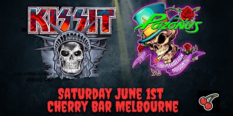 KISSIT & Poizon'Us, Live at Cherry Bar, SAT JUNE 1st