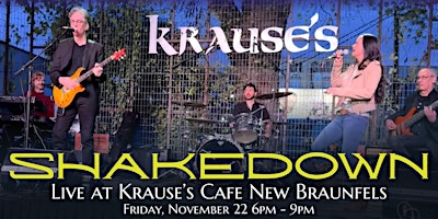 Shakedown Live at Krause's Cafe primary image