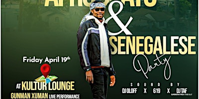 AFROBEATS & SENEGALESE PARTY WITH XUMAN LIVE PERFORMANCE primary image