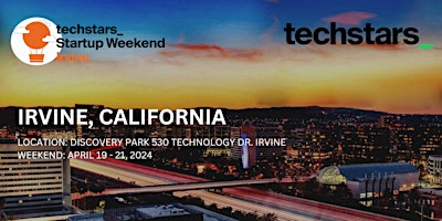 Primaire afbeelding van 2024 Techstars Startup Weekend Irvine #IrvineTechWeek