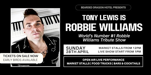Imagem principal do evento Angels Unleashed: Tony-as-Robbie Williams Tribute Show in Tamborine
