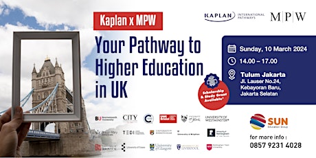 Kaplan x MPW: Your Pathway to Higher Education in UK primary image