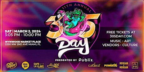 11th Annual 305 DAY® presented by Publix® primary image