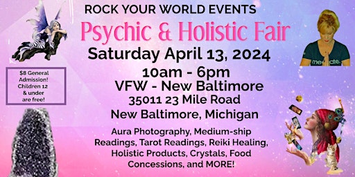 Imagem principal do evento Psychic & Holistic Fair in New Baltimore!