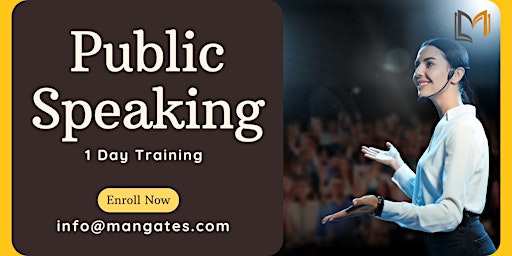 Primaire afbeelding van Public Speaking 1 Day Training in Melbourne on Apr 12th 2024