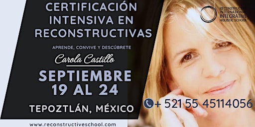 Imagem principal do evento Certificación Intensiva en Reconstructivas con Carola Castillo