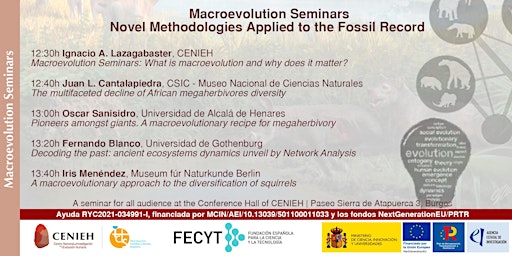 Immagine principale di Macroevolution Seminars: Novel Methodologies Applied to the Fossil Record 