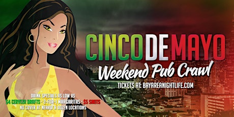 San Francisco Cinco De Mayo Saturday Pub Crawl Party