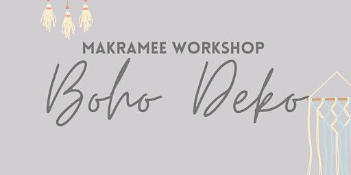 Imagem principal do evento Makramee Workshop | Boho Deko