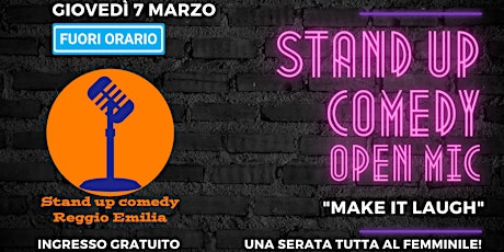 Open Mic - Stand Up Comedy tutto al femminile! primary image