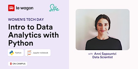 Imagen principal de Women's Tech Day: Intro to Data Analytics with Python