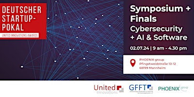 Symposium & Finals: German Startup Cup for cybersecurity + AI & software primary image