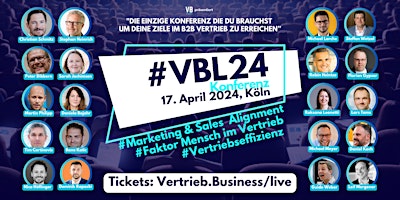 Hauptbild für Vertrieb.Business Live Konferenz 2024