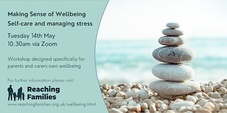 Primaire afbeelding van Making Sense of Wellbeing - Self-care and managing stress