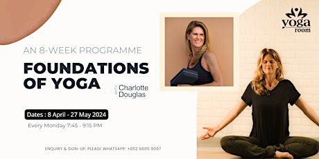 Foundations of Yoga - 8-Week Programme with Charlotte Douglas primary image