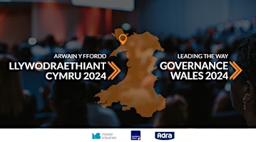 Imagem principal do evento Governance Wales 2024 | Llywodraethiant Cymru 2024