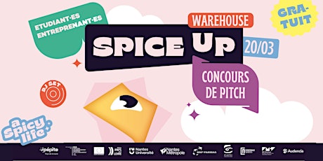 Image principale de [Nantes] SPICE UP : concours de pitchs étudiants au Warehouse