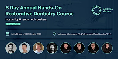 Imagem principal do evento 6 Day Annual Hands-on Restorative Dentistry Course
