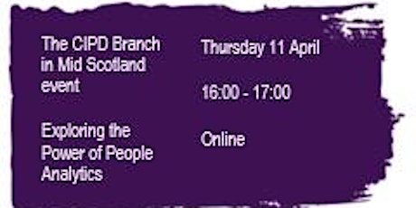 The CIPD Branch in Mid Scotland - Exploring the Power of People Analytics  primärbild