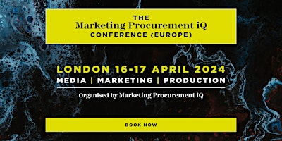 The Marketing Procurement iQ Conference (Europe) primary image