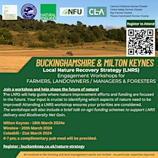 South Bucks Farmer & Landowner LNRS Stakeholder Engagement Workshop