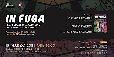 Immagine principale di Presentazione della graphic novel: "IN FUGA" 