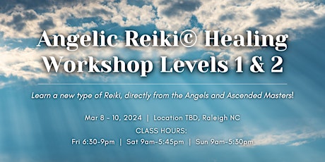 Angelic Reiki© Healing Workshop Levels 1 & 2 primary image