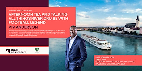 Afternoon Tea & River Cruise Talk with Viv Anderson