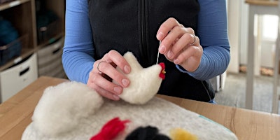 Primaire afbeelding van Learn To Needle Felt a Sheep Figure with Erin Gardner of Grey Fox Felting!