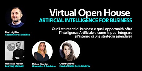 Immagine principale di Virtual Open House | AI for Business 