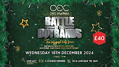 Battle of the Boybands Christmas Tribute Party