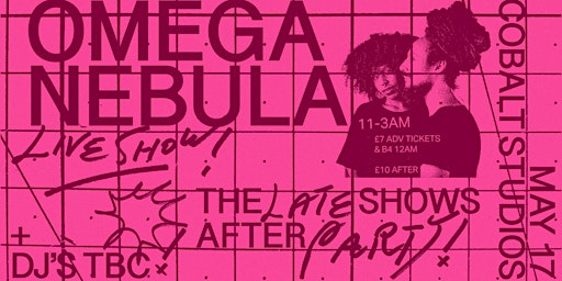 Imagen principal de Late Shows After Party with Omega Nebula Live