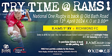 Rams RFC 1st XV vs Richmond FC