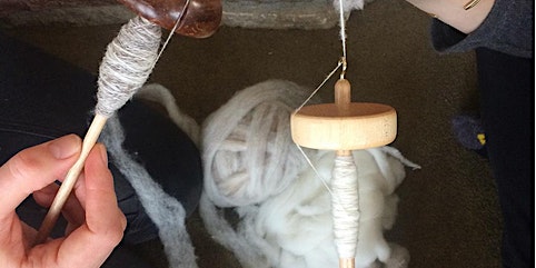 Primaire afbeelding van Fleece to Yarn - Introduction to Fiber Milling and Drop Spinning