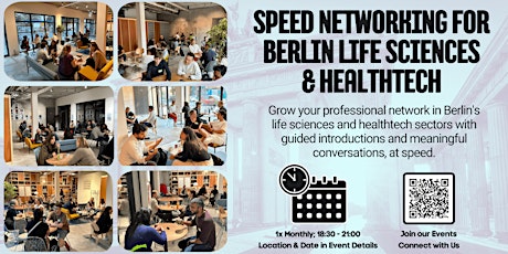 Speed Networking for Life Sciences Tech Professionals @ The Social Hub primary image
