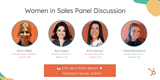 Image principale de *HubSpot In-Person Event*: Women in Sales