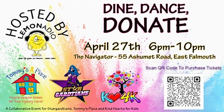 Dine, Dance, Donate   Stargardtians, Tommy's Place & Kind Hearts for Kids!