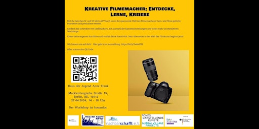 Kreative Filmemacher: Entdecke, Lerne, Kreiere  primärbild