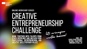 Primaire afbeelding van Creative Entrepreneurship Challenge 2024