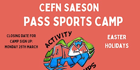 Primaire afbeelding van Cefn Saeson Easter Holiday Term PASS Camp