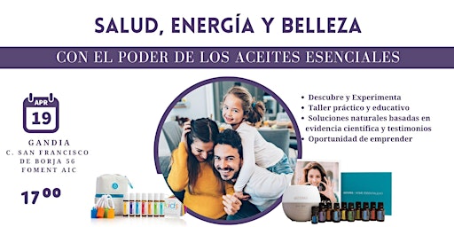 Hauptbild für Taller de Salud, Energia y Belleza con el poder de los aceites esenciales