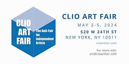 Image principale de Clio Art Fair - New York, May 2nd, 2024 - VIP Opening Reception