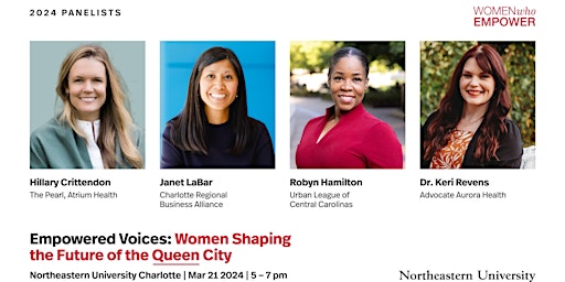 Imagen principal de Empowered Voices: Women Shaping the Future of the Queen City