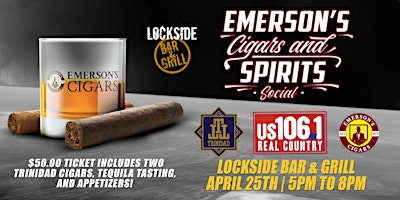 Primaire afbeelding van Emerson's Cigars and Spirits Social ft. Trinidad Cigars