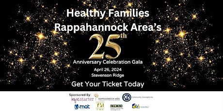 Healthy Families Rappahannock Area 25th Anniversary Celebration Gala