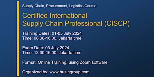 Image principale de Certified International  Supply Chain Professional (CISCP)