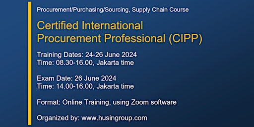Primaire afbeelding van Certified International  Procurement Professional (CIPP)