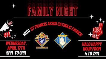 Primaire afbeelding van Family Night - St Francis of Assisi Catholic Church