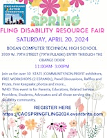 Primaire afbeelding van CAC SPRING FLING DISABILITY RESOURCE FAIR