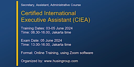 Certified International Executive Assistant (CIEA) primary image